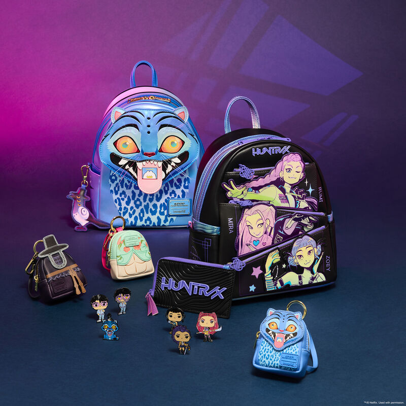 KPop Demon Hunters HUNTR/X Mini Backpack with Photo Card Charm, , hi-res view 4